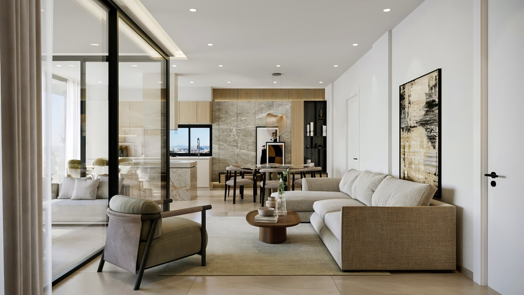 Пентхаус с 3 спальнями в Лимассоле