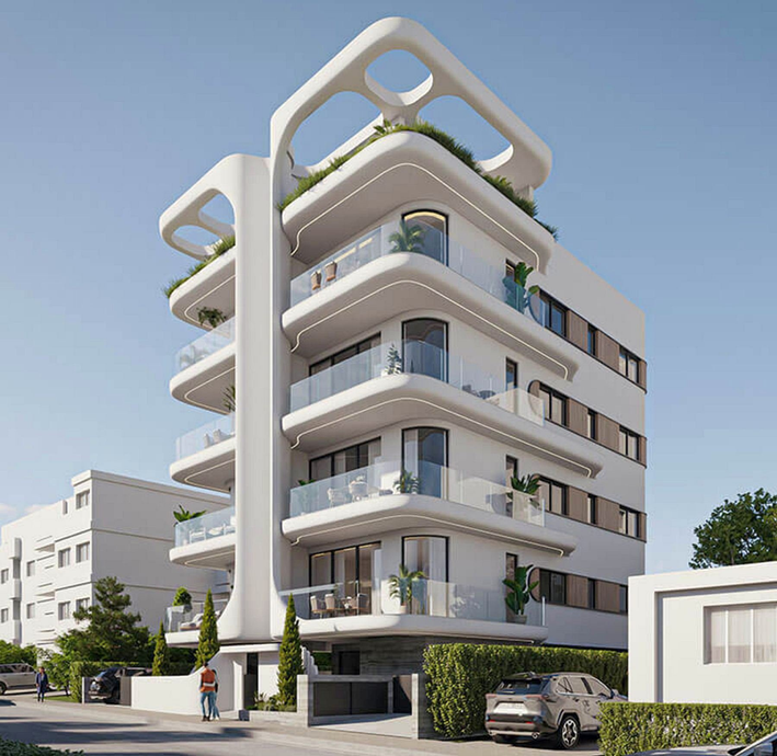 Пентхаус с 2 спальнями в Лимассоле