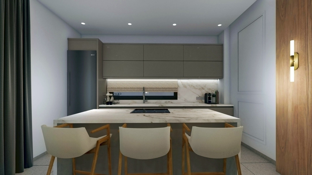 Пентхаус с 3 спальнями в Лимассоле