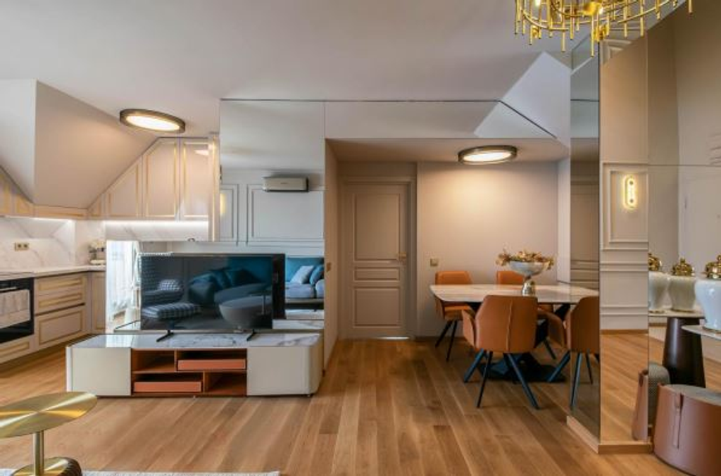 Двухэтажный пентхаус с 2 спальнями в Бояне